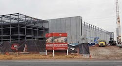 QTS Data Centers is building the first three-story facility in &ldquo;Data Center Alley&rdquo; in Ashburn, Virginia. (Photo: Rich Miller)