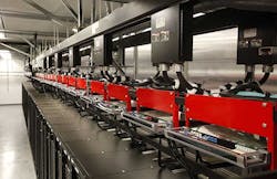 Overhead power bus infrastructure within Vantage Data Centers’ Santa Clara campus. (Photo: Vantage Data Centers) Overhead power bus infrastructure within Vantage Data Centers’ Santa Clara campus. (Photo: Vantage Data Centers)