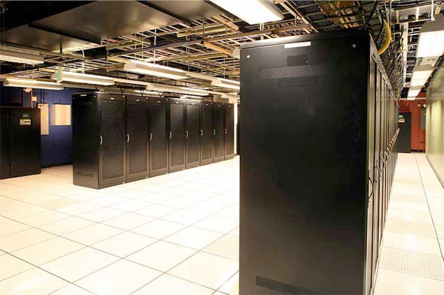 A look inside a data hall in an Evocative data center in California. (Photo: Evocative)
