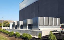 Bloom Energy Server fuel cells at the Equinix SV 5 data center in San Jose. (Photo: Rich Miller) Bloom Energy Server fuel cells at the Equinix SV 5 data center in San Jose. (Photo: Rich Miller)