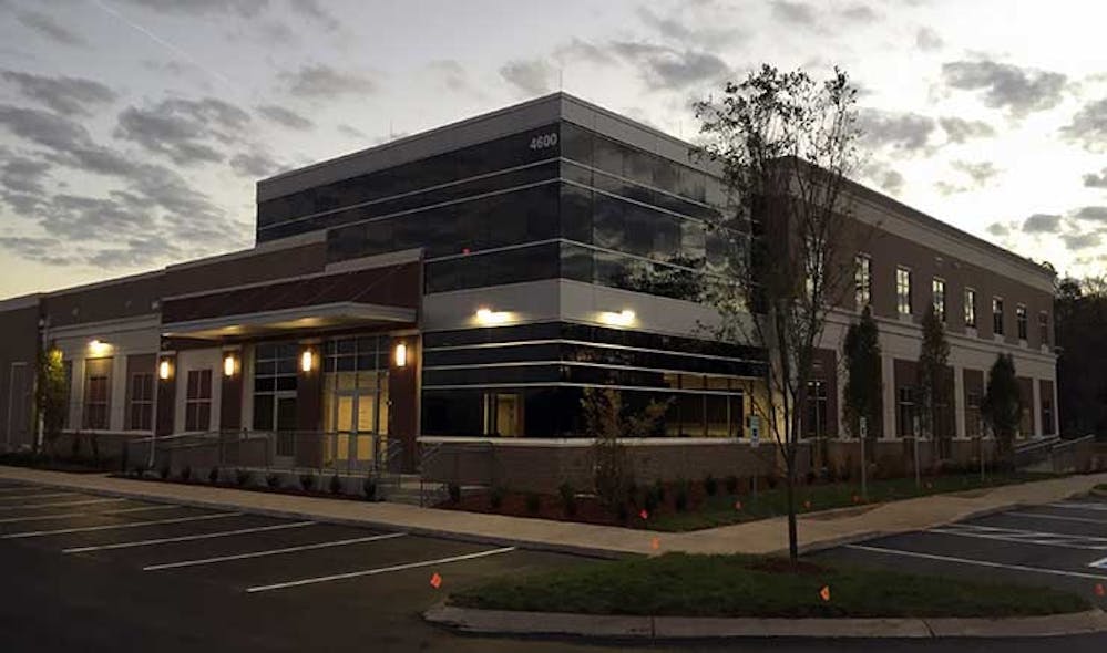 The newest Peak 10 data center in Nashville, which has a larger footprint than many earlier builds. (Photo: Peak 10)