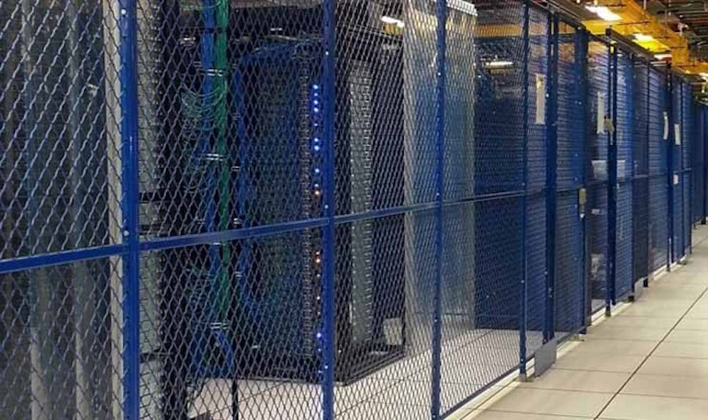 Cages inside the 365 Data Centers facility in Tampa, which is home to a cluster of content companies. (Image: 365 Data Centers)