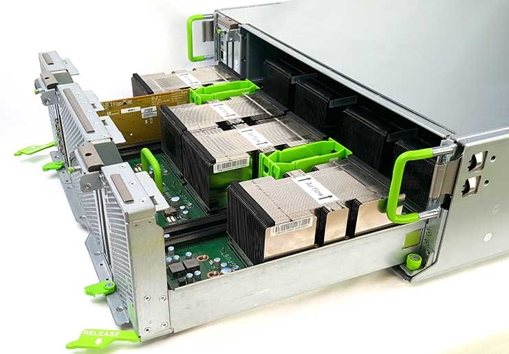 Big Basin, the new machine learning AI server Facebook introduced today at the Open Compute Summit in Santa Clara, Calif. (Photo: Facebook)