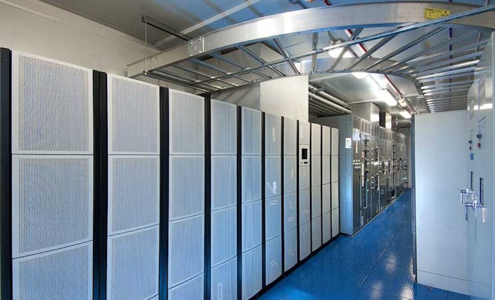 The interior of a Compass Datacenters Mpower modular power room. (Photo: Compass Datacenters)