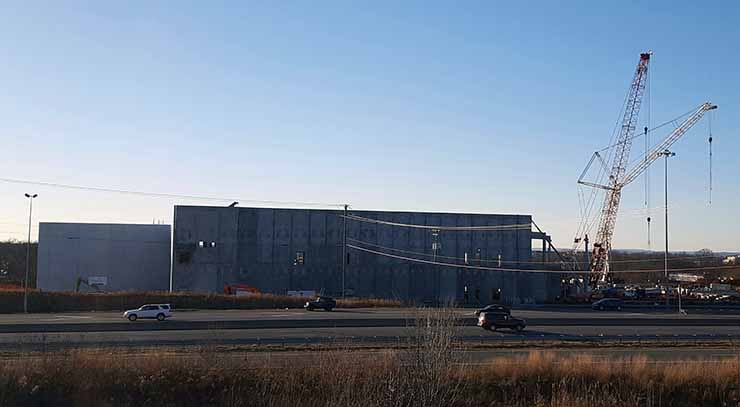 CyrusOne is building a 650,000 square foot data center in Sterling, Virginia. (Photo: Rich Miller)