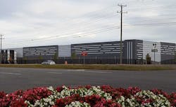 A new data center being built by Corporate Office Properties Trust (COPT) in Ashburn. The tenant is reported to be Amazon Web Services. (Photo: Rich Miller)