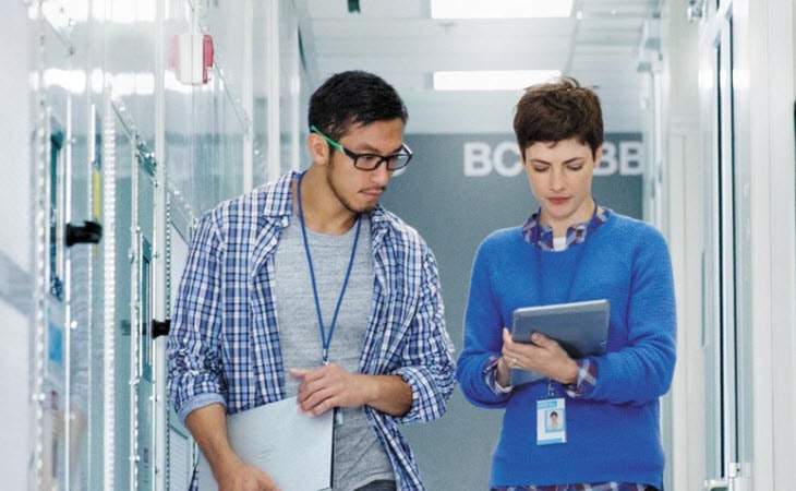 Automating data center health monitoring and alerts can avoid time-consuming manual checks of servers. (Photo: courtesy of Intel)