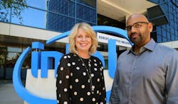 Diane Bryant, executive VP of Intel’s Data Center Group, with Nervana founder and CEO Naveen Rao at Intel HQ in Santa Clara. (Photo: Intel) Diane Bryant, executive VP of Intel’s Data Center Group, with Nervana founder and CEO Naveen Rao at Intel HQ in Santa Clara. (Photo: Intel)