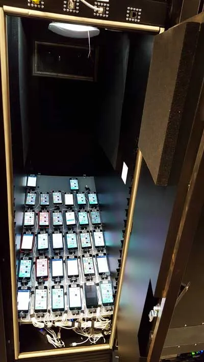 Building the Phone Rack for Facebook’s Mobile Lab | Data Center Frontier