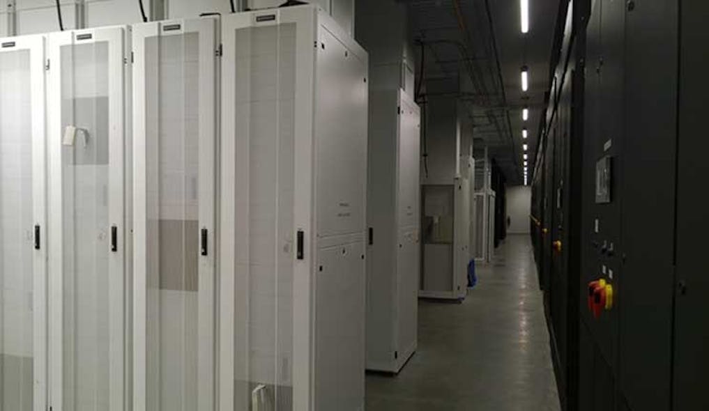 A data hall inside the DuPont Fabros ACC7 data center in Ashburn, Virginia. DFT has been one of the primary beneficiaries of a boom in data center leasing. (Photo: Rich Miller)