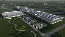An illustration of Facebook’s new data center planned for Clonee, Ireland, a suburb of Dublin. (Image: Facebook) An illustration of Facebook’s new data center planned for Clonee, Ireland, a suburb of Dublin. (Image: Facebook)