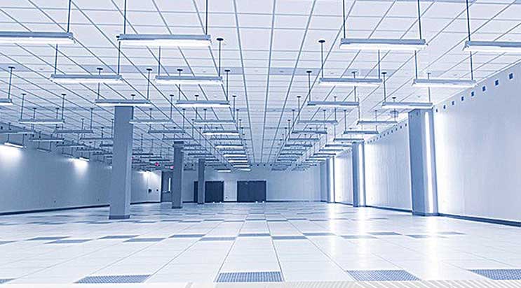 A data hall inside a Telx data center in New Jersey. (Photo: Telx)