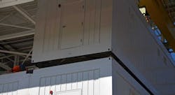 One modular data center is lowered onto the top of another to create a “stack” of pre-fabricated data center halls at Keystone NAP in Falls Township, Pa.. (Photo: Keystone NAP) One modular data center is lowered onto the top of another to create a “stack” of pre-fabricated data center halls at Keystone NAP in Falls Township, Pa.. (Photo: Keystone NAP)