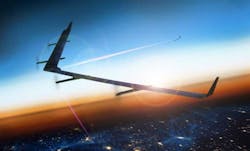 An illustration of solar-powered drones that Facebook is developing to bring wireless Internet to the world. (Image: Facebook) An illustration of solar-powered drones that Facebook is developing to bring wireless Internet to the world. (Image: Facebook)