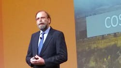 Steve Fairfax of MTechnology speaks at the recent 7×24 Exchange Spring conference in Orlando, where he proposed a new metric to reflect the probability of a failure. (Photo: Rich Miller) Steve Fairfax of MTechnology speaks at the recent 7×24 Exchange Spring conference in Orlando, where he proposed a new metric to reflect the probability of a failure. (Photo: Rich Miller)