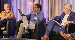 Data center executives (left to right) Dean Nelson from Infrastructrue Masons, Noah Goldstein from Google and Meta’s Doug Moutoun at the JLL Data Center Forum in Park City, Utah. (Photo: Rich Miller) Data center executives (left to right) Dean Nelson from Infrastructrue Masons, Noah Goldstein from Google and Meta’s Doug Moutoun at the JLL Data Center Forum in Park City, Utah. (Photo: Rich Miller)