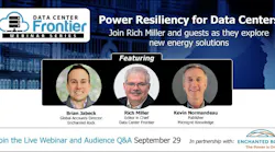 DCF’S Rich Miller and Enchanted Rock’s Brian Jabeck will explore resiliency and data center energy solutions during a September 29 webinar.