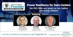 DCF’S Rich Miller and Enchanted Rock’s Brian Jabeck will explore resiliency and data center energy solutions during a September 29 webinar. DCF’S Rich Miller and Enchanted Rock’s Brian Jabeck will explore resiliency and data center energy solutions during a September 29 webinar.