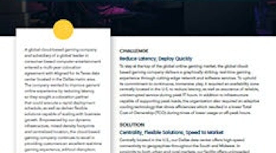 Cloud-Based Gaming Company Case Study | Data Center Frontier
