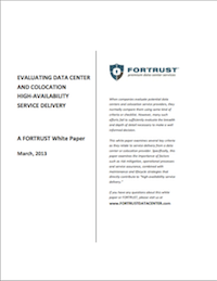 Fortrust service delivery