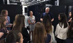 A group of engineerings students from Southern Methodist University tour the Facebook data center in Fort Worth as part of the Infrastructure Masons’ 50-50 initiative, which promotes the participation of women in technology. (Photo: iMasons) A group of engineerings students from Southern Methodist University tour the Facebook data center in Fort Worth as part of the Infrastructure Masons’ 50-50 initiative, which promotes the participation of women in technology. (Photo: iMasons)