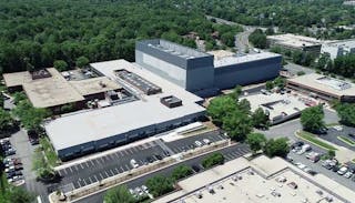 An aerial view of the CoreSite VA3 data center campus in Reston, Virginia. (Photo: CoreSite)