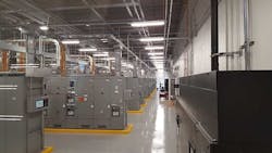 A power room housing electrical infrastructure inside the RagingWire VA3 data center in Ashburn, Virginia. (Photo: Rich Miller)