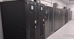 The Vertiv Liebert NX 225-600kVA UPS with Lithium-ion batteries. (Photo: Forsythe Data Centers.)