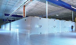 Modular data centers fill a portion of an IO data center. (Photo: IO) Modular data centers fill a portion of an IO data center. (Photo: IO)