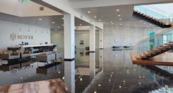 The lobby of the Novva data centers facility in West Jordan, Utah. (Photo: Rich Miller) The lobby of the Novva data centers facility in West Jordan, Utah. (Photo: Rich Miller)