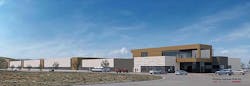 An illustration of the design for the Wyoming Hyperscale White Box data center project in Evanston, Wyoming.