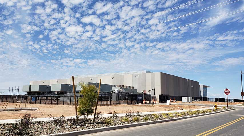 The EdgeCore data center in Mesa, Arizona.