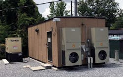 An edge computing micro data center deployed by American Tower. An edge computing micro data center deployed by American Tower.