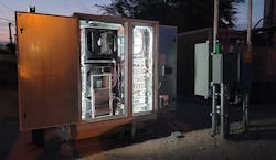 A Vapor IO VEM 20 micro modular data center. A Vapor IO VEM 20 micro modular data center.