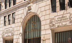 The exterior of 75 Broad Street, a telecom and data center building in New York City. The exterior of 75 Broad Street, a telecom and data center building in New York City.