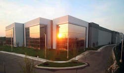 The morning sun reflects off the facade of Building P, a large Digital Realty data center in Ashburn, Virginia. The morning sun reflects off the facade of Building P, a large Digital Realty data center in Ashburn, Virginia.