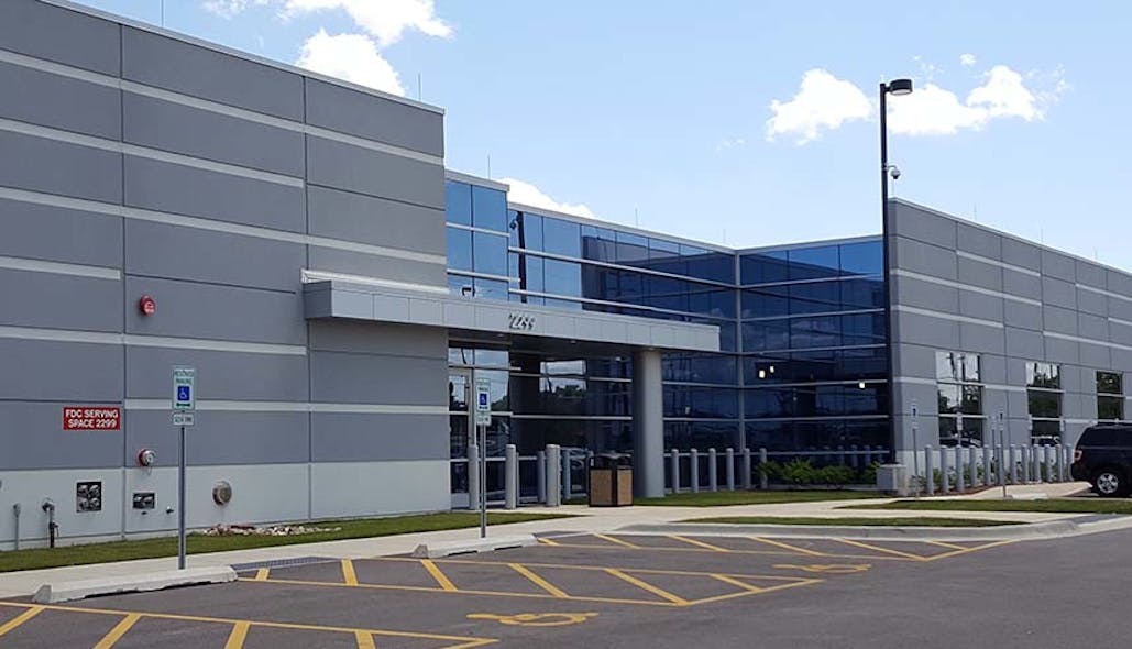 A Digital Realty data center in Elk Grove Village, Illinois in the Suburban Chicago cloud cluster.