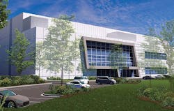 An illustration of the planned H5 Data Centers project in Ashburn, Virginia.