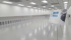 A data hall ready for tenants in a facility in Dallas, Texas. A data hall ready for tenants in a facility in Dallas, Texas.