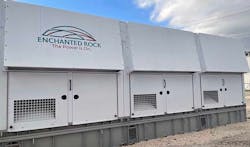 An Enchanted Rock generator that runs on renewable natural gas (RNG) instead of diesel fuel. (Image: Enchanted Rock) An Enchanted Rock generator that runs on renewable natural gas (RNG) instead of diesel fuel. (Image: Enchanted Rock)
