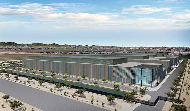 An illustration of Prime&apos;s planned data center campus in Avondale, Arizona in the Phoenix market.