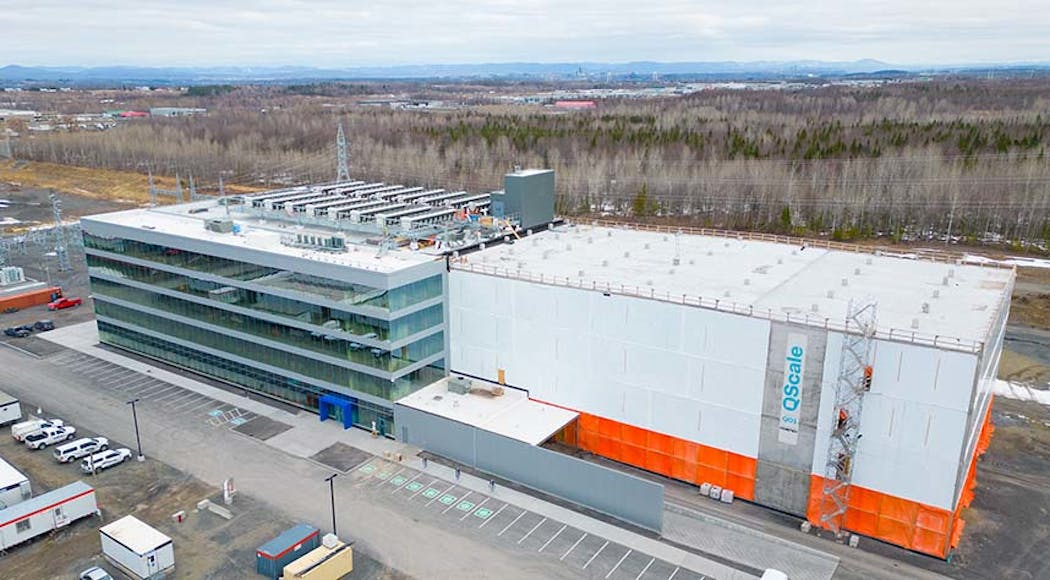 The QScale Q01 data center campus in Levis, Quebec near Quebec City.