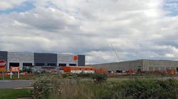 Amazon Web Services data centers under construction in Northern Virginia.