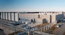 The exterior of a Google data center. The exterior of a Google data center.