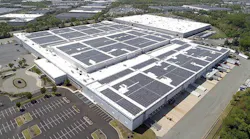 Iron Mountain's 7 megawatt solar array on the roof of its data center in Edison, N.J. (Image: Iron Mountain Data Centers)