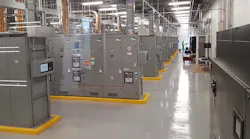 A power room in a data center in Northern Virginia.