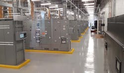 A power room in a data center in Northern Virginia. A power room in a data center in Northern Virginia.