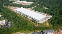 An aerial view of construction at Flexential's Atlanta-Douglasville campus. An aerial view of construction at Flexential's Atlanta-Douglasville campus.