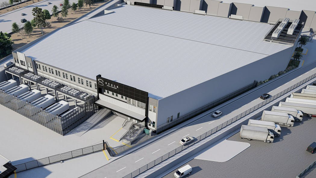 Illustrative rendering of Scala&apos;s hyperscale data center SMEXTP01, located in Tepotzotl&aacute;n, Mexico.