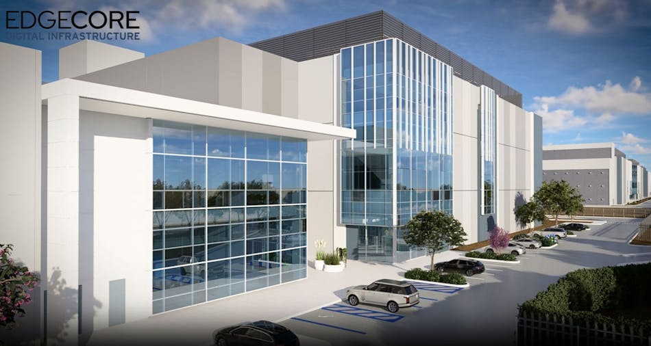 A rendering of the EdgeCore Reno Data Center Campus.